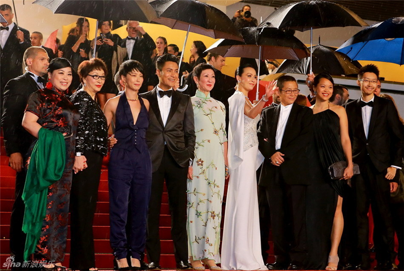 Le photocall du film chinois Bends à Cannes