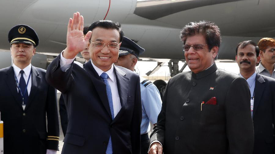 Arrivée du PM chinois Li Keqiang à New Delhi pour une visite officielle en Inde