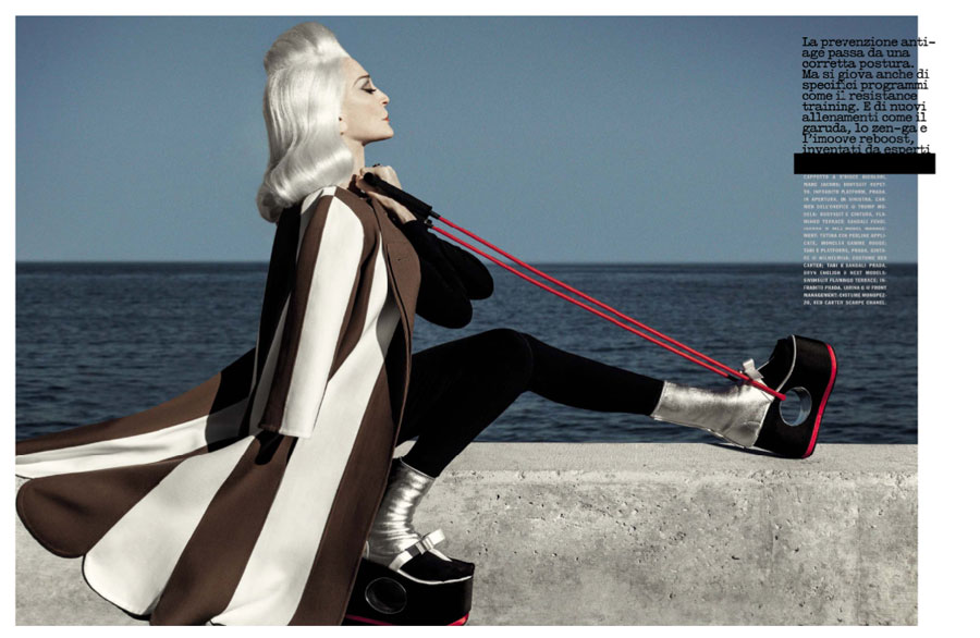 Un mannequin de 82 ans pose pour le magazine Vogue