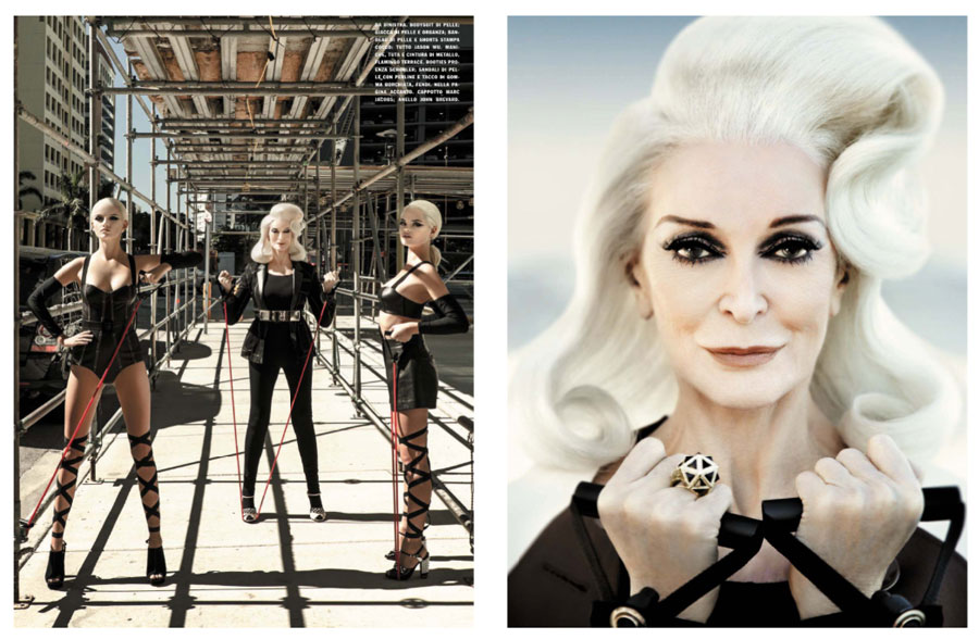 Un mannequin de 82 ans pose pour le magazine Vogue