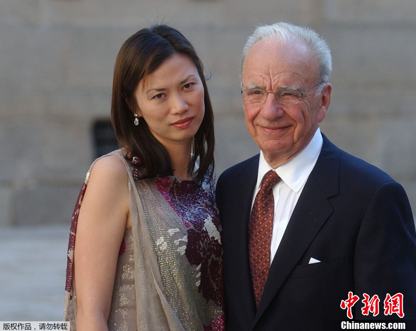 En images : le parcours de Murdoch et Wendi Deng