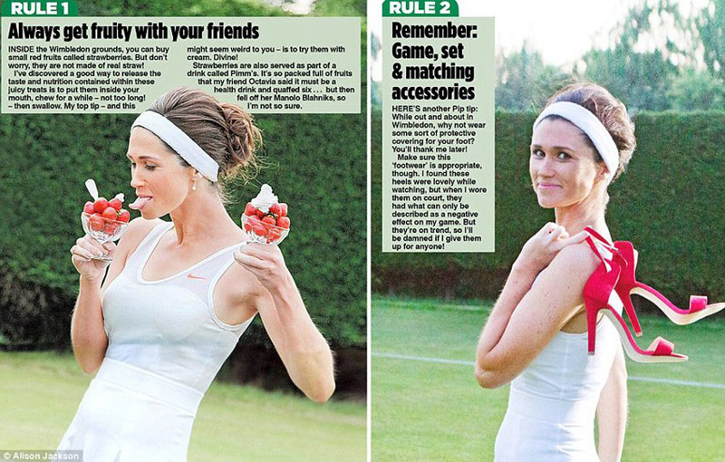 Dans les coulisses de Wimbledon avec Pippa Middleton