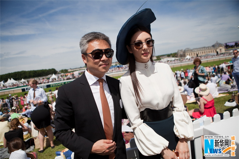 La comédienne Zhang Yuqi à Chantilly