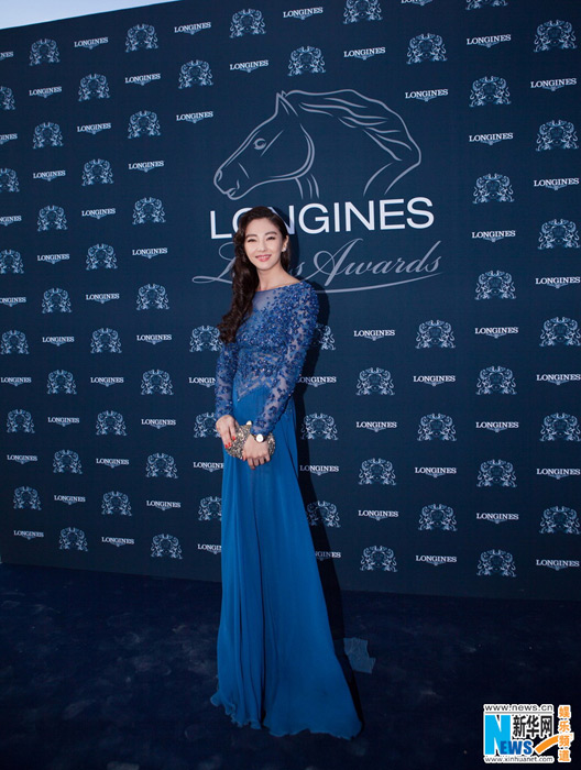 La comédienne Zhang Yuqi à Chantilly