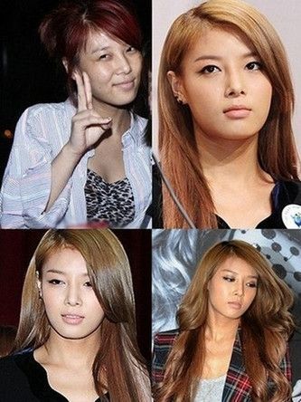 Les stars sud-coréennes avec et sans maquillage