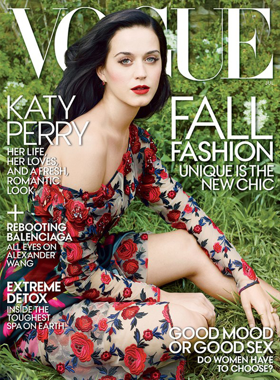 Katy Perry pose pour Vogue