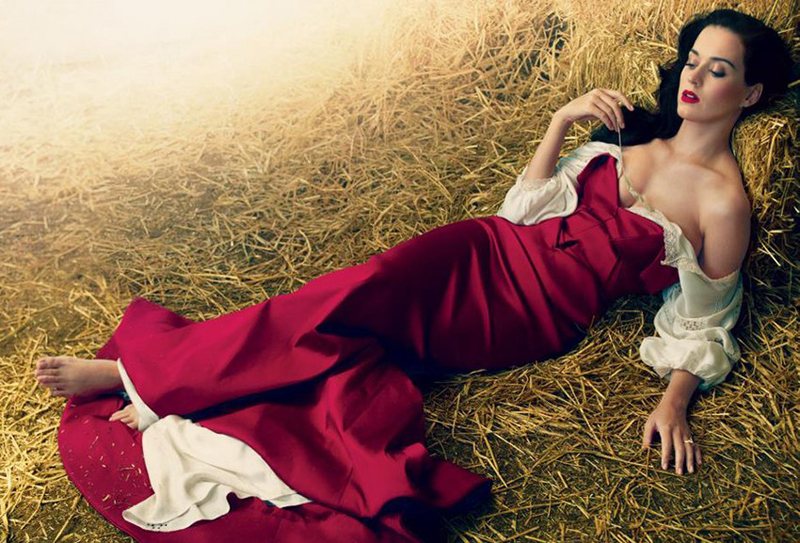 Katy Perry pose pour Vogue