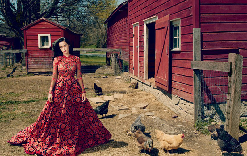 Katy Perry pose pour Vogue