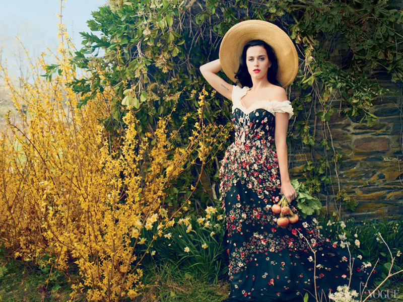 Katy Perry pose pour Vogue