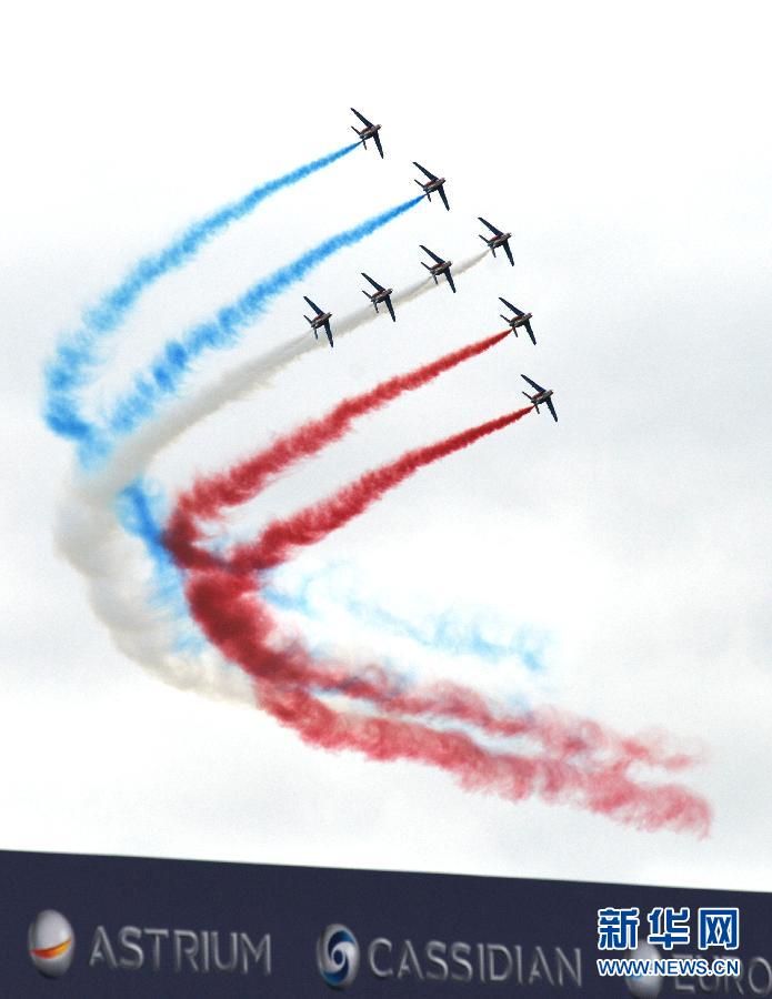 La Patrouille de France au salon du Bourget