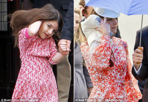 Suri Cruise copierait-elle le style de Kate Middleton ?