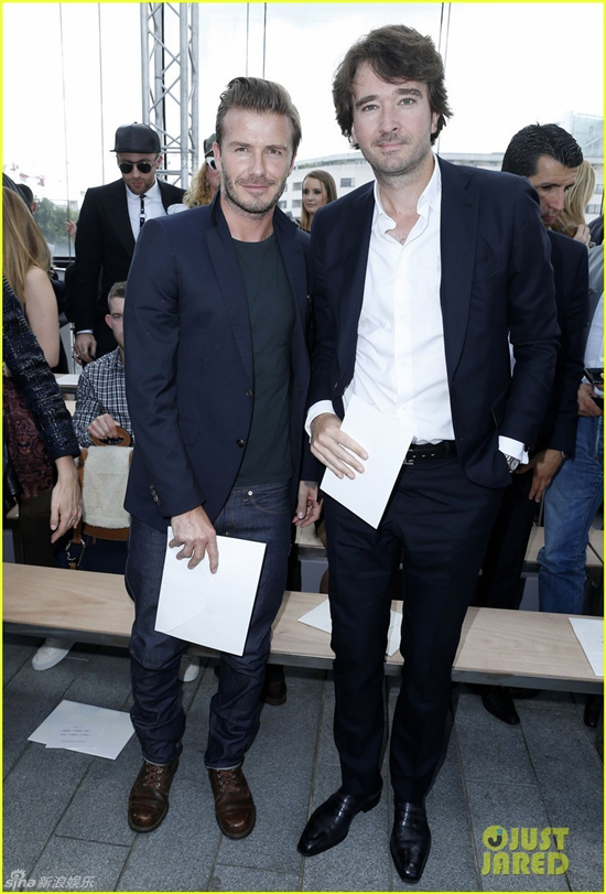 Fashion Week homme de Paris : David Beckham au défilé Louis Vuitton
