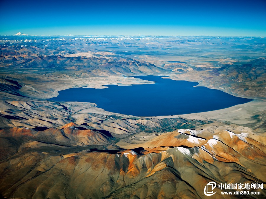 Chine : le plateau tibétain vu du ciel