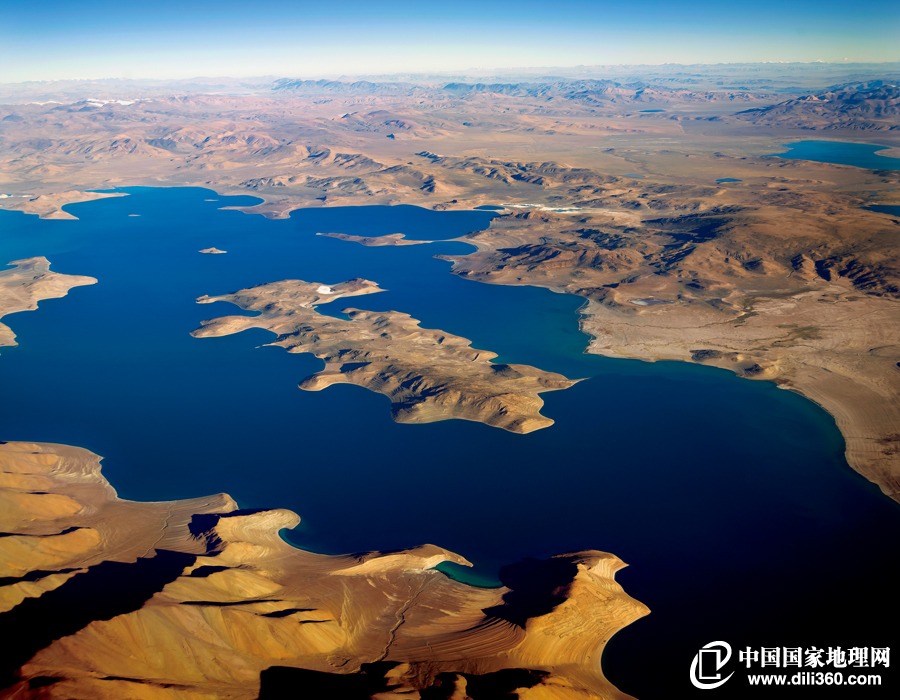 Chine : le plateau tibétain vu du ciel