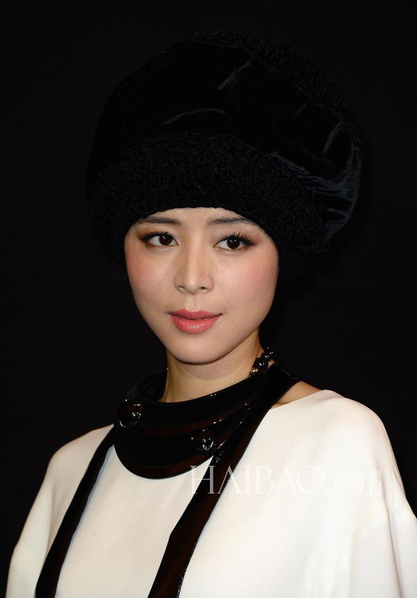 Zhang Jingchu au défilé Armani