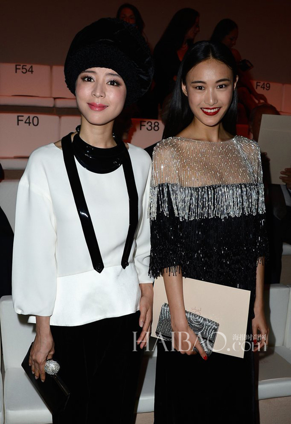 Zhang Jingchu au défilé Armani