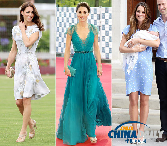 Kate Middleton en Jenny Packham