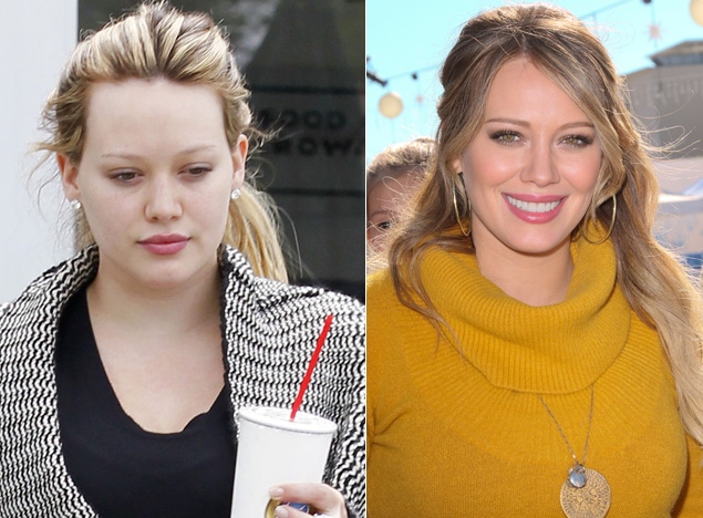 Les stars avec et sans maquillage