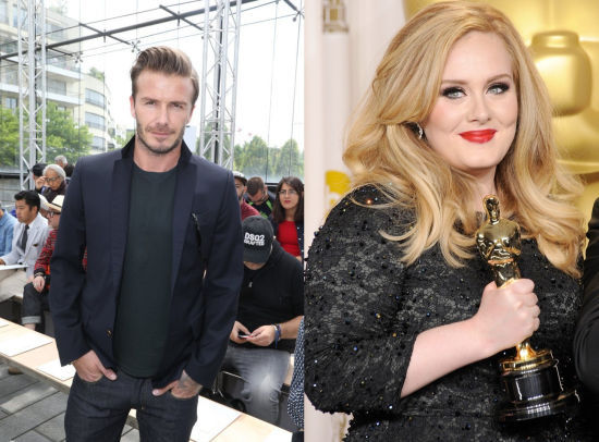 David Beckham et Adele à l'affiche du film The Secret Service