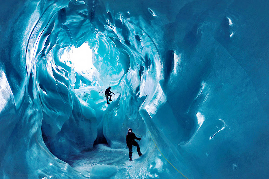 En images : une caverne de glace merveilleuse En images : une caverne de glace merveilleuse