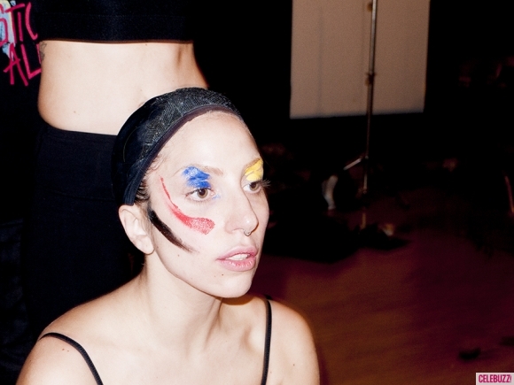 Photos : Lady Gaga en coulisses