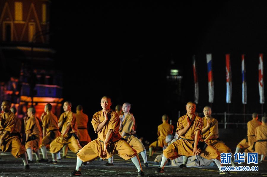 Du kung-fu en clôture du festival de Spasskaya Tower