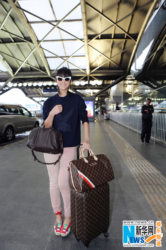 Chen Ran en route pour la Fashion Week de Paris