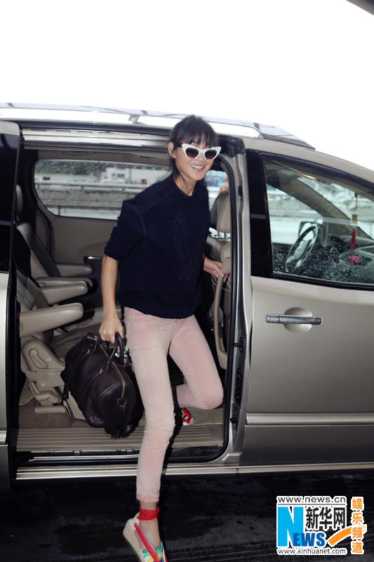 Chen Ran en route pour la Fashion Week de Paris