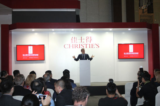 Christie's tient sa 1re vente aux enchères de la partie continentale à Shanghai