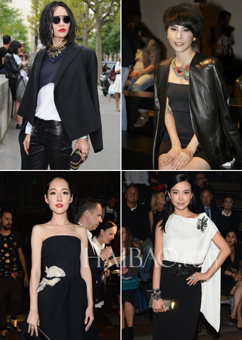 Un défilé de stars chinoises à la Fashion Week de Paris