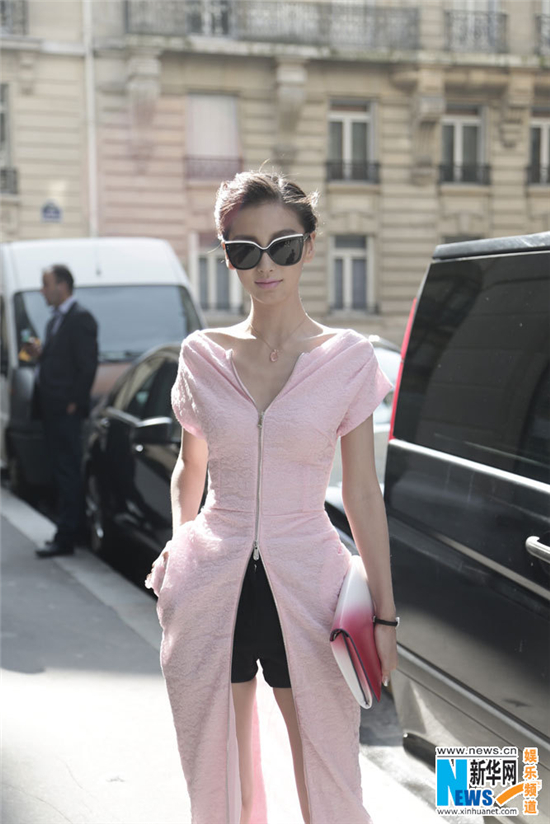 Angelababy et Ni Ni au défilé Dior à Paris