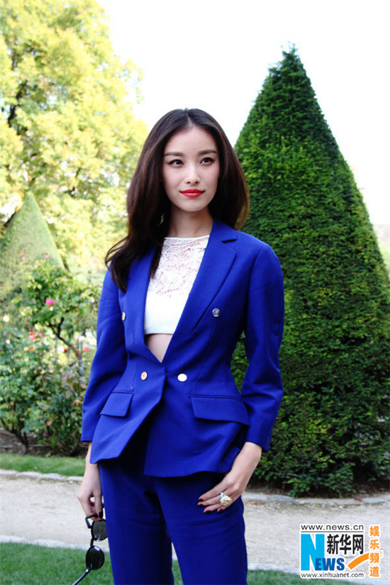 Angelababy et Ni Ni au défilé Dior à Paris