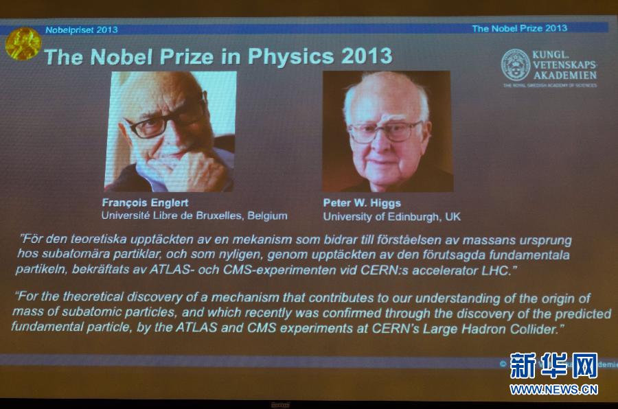 Le prix Nobel de physique récompense les théoriciens du boson de Higgs