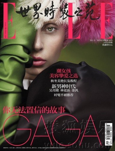 Lady Gaga pose pour Elle