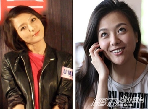 Les stars chinoises avec et sans maquillage