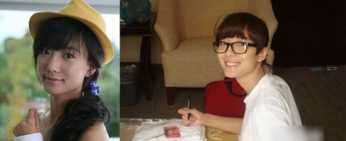 Les staLes stars chinoises avec et sans maquillagers chinoises avec et sans maquillage