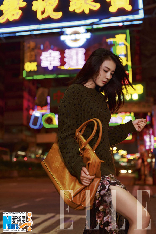 Gao Yuanyuan pose pour Elle à Beijing, Hong Kong et Paris