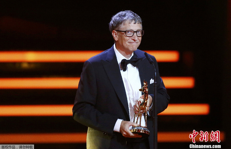 Bill Gates aux Bambi Awards 2013 à Berlin