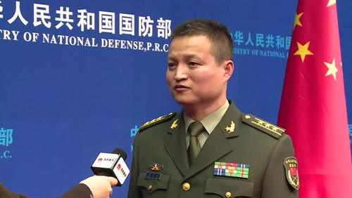 M. Yang Yujun, porte-parole du ministère chinois de la Défense 