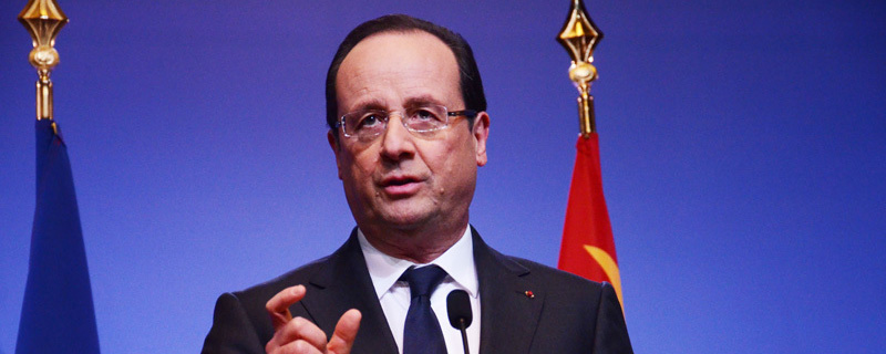 Le président François Hollande en Chine