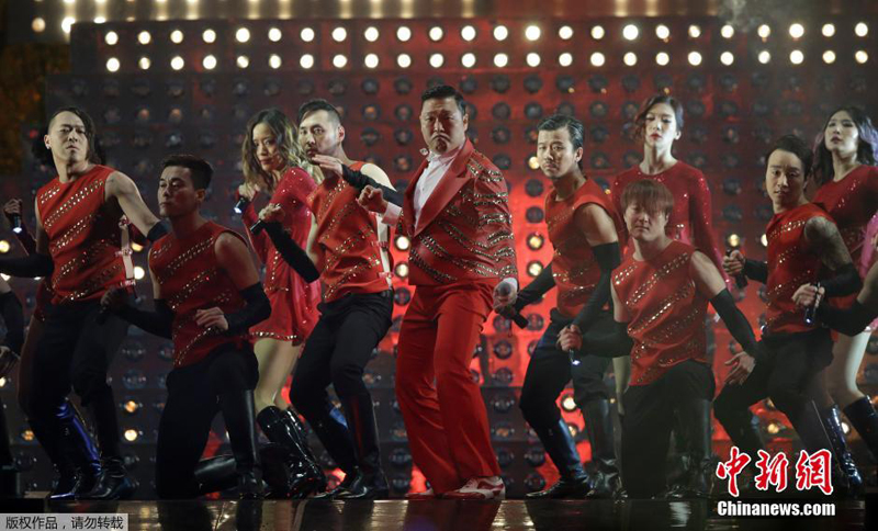 PSY en concert à Séoul