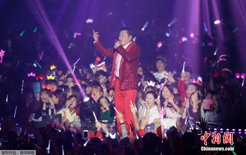 PSY en concert à Séoul