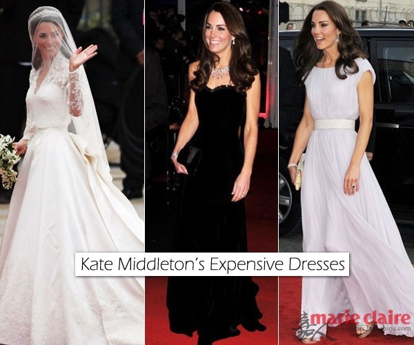 Les dix robes les plus chères de Kate Middleton