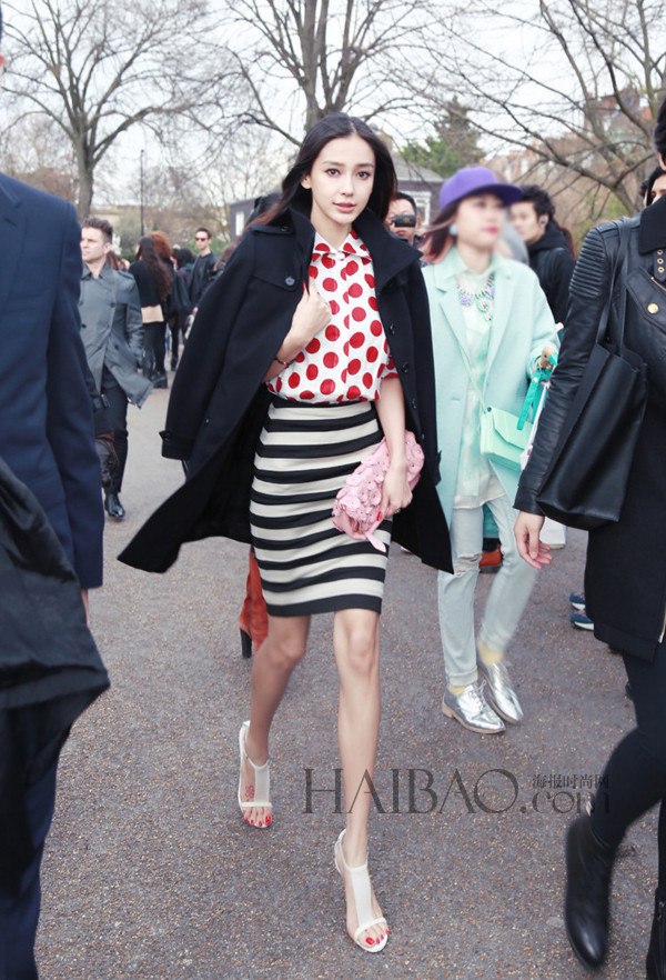 Des stars chinoises au défilé Burberry Prorsum