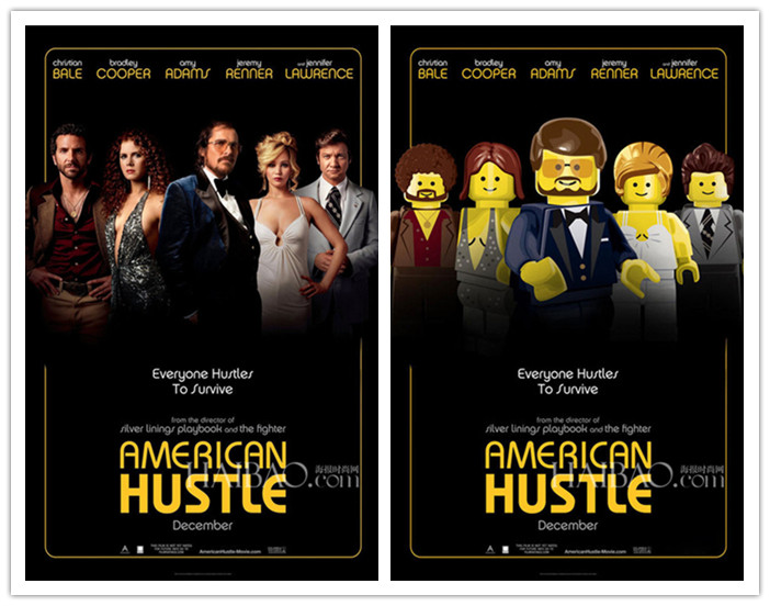 Et si les héros des films des Oscars 2014 étaient des Lego ?