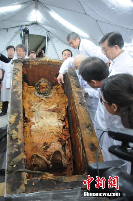 Un ancien cercueil vieux de 1500 ans découvert dans la ligue de Xilin Golen Mongolie intérieure