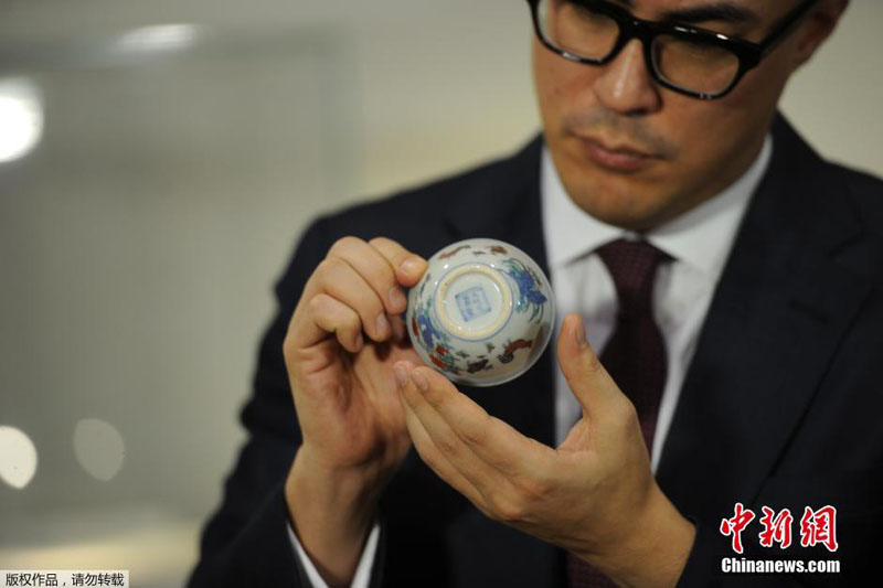 Une « tasse poulet » de la dynastie des Ming a été vendue au prix record de 36 millions $ US