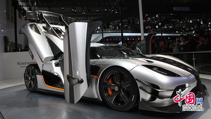 Koenigsegg présente sa One:1 au Salon automobile de Beijing