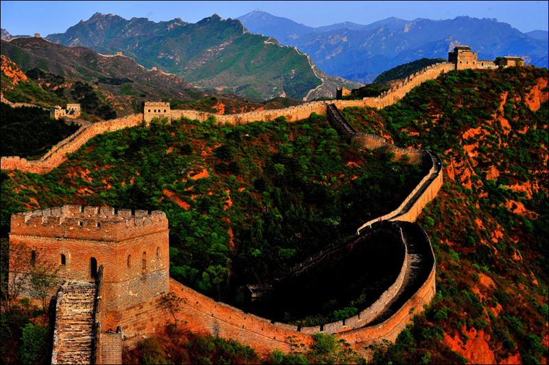 Le 1er mai : les paysages estivaux de la Grande Muraille de Jinshanling