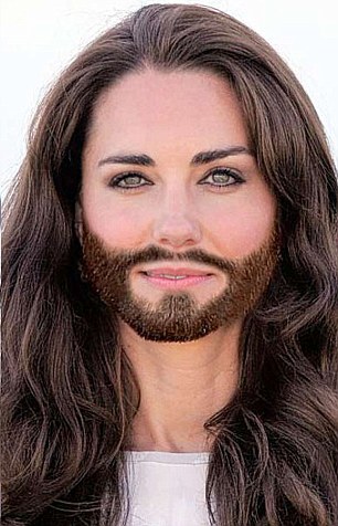 Et si Victoria Beckham et Kate Middleton se faisaient pousser la barbe ?